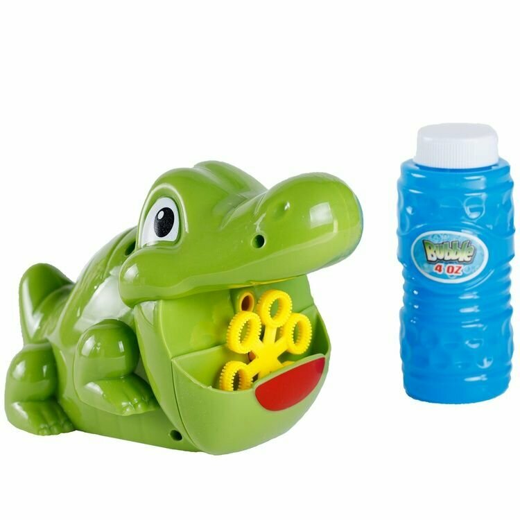 Игрушка с мыльными пузырями Пузыремет Крокодил