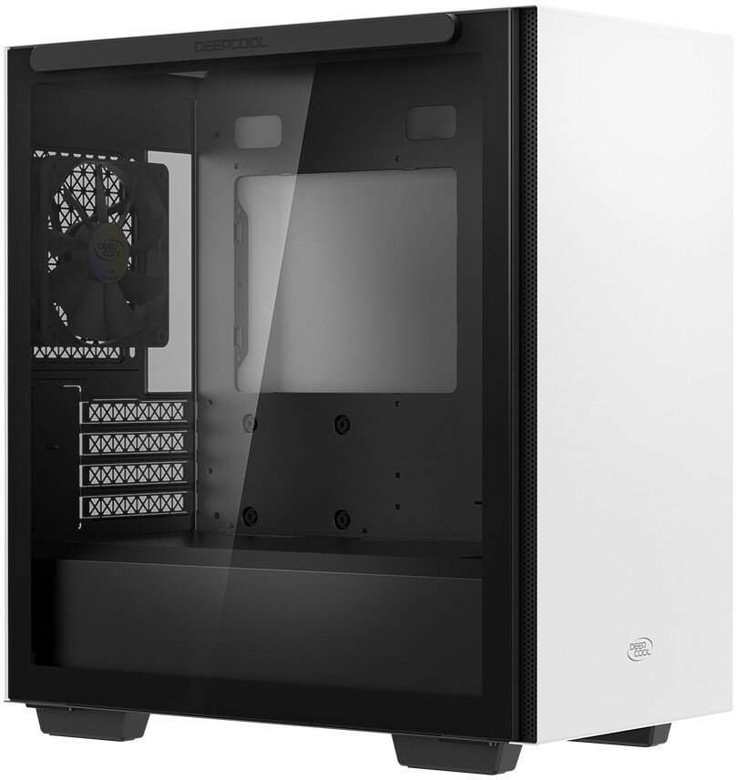 Корпус Deepcool MACUBE 110 WH без БП боковое окно (закаленное стекло) белый