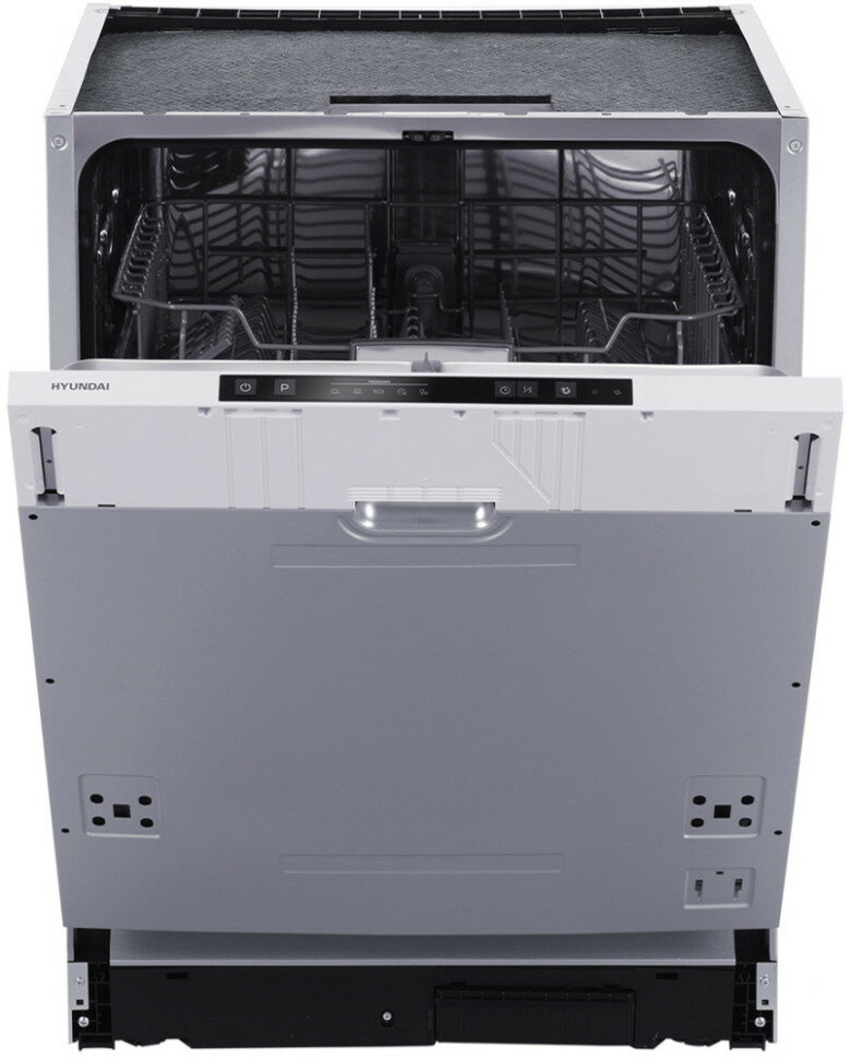 Посудомоечная машина полноразмерная HYUNDAI , серебристый - фото №1