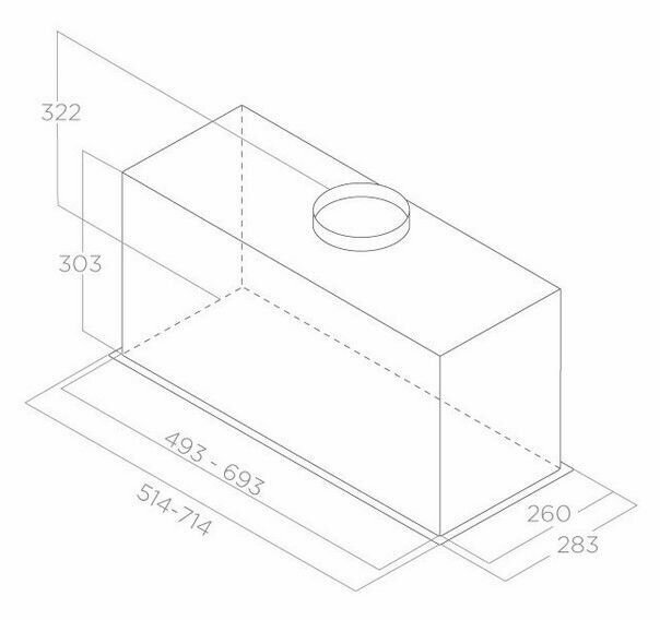 Вытяжка Elica LANE SENSOR BL MAT/A/72 - фотография № 2