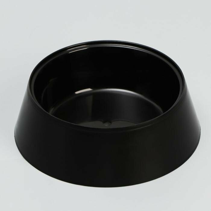 Миска 300 мл, 14,5 х 4,7 см, черный глянец (комплект из 21 шт) - фотография № 1