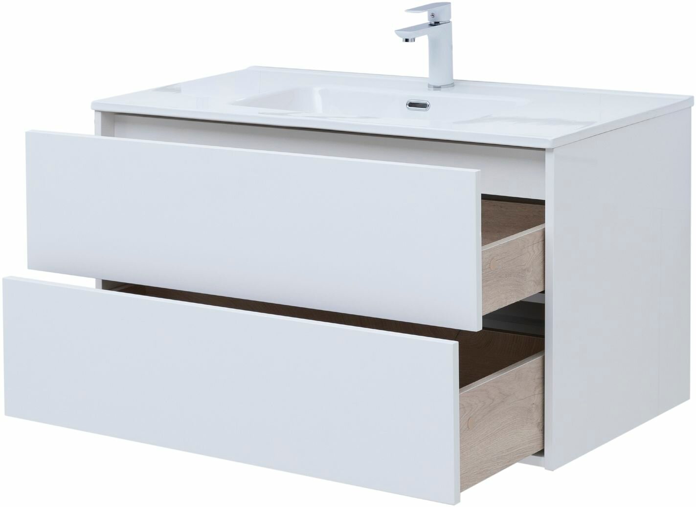 Тумба под раковину Aquanet Lino 80 00287542 - фото №5