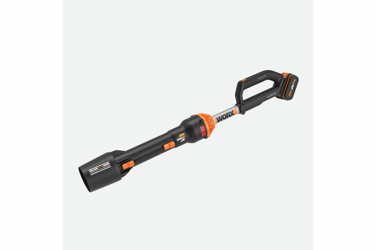 Аккумуляторная бесщеточная воздуходувка WORX 20 В WG543E.9 - фотография № 4