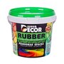 Резиновая Краска Super Decor Rubber 1кг №0 Белоснежная для Кровли, Оцинковки, Металлоконструкций, Цоколей, Фасадов*