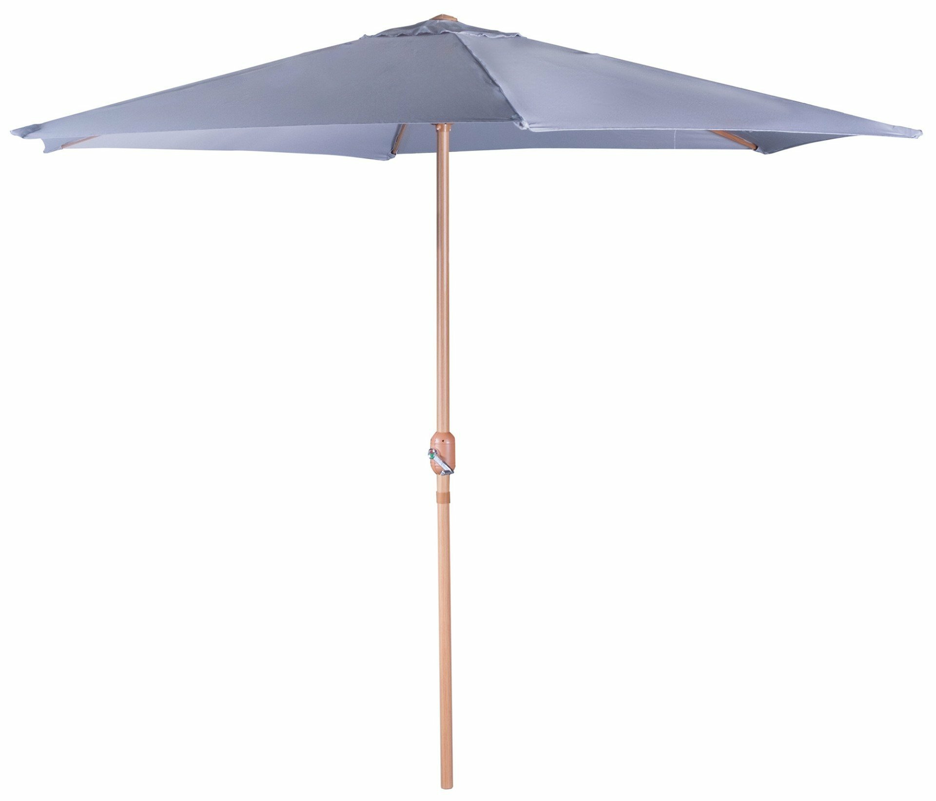 Зонт садовый d30м стойка d38мм 6 ребер серый без подставки S9010