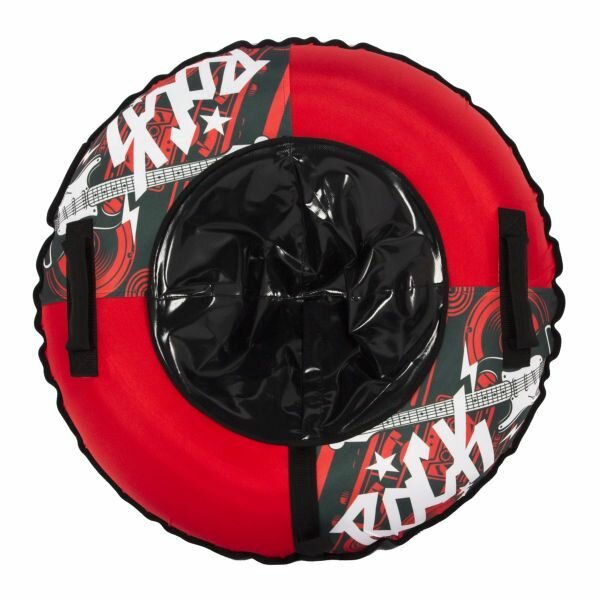 фото Тюбинг - ватрушка Snowstorm модель BZ-90_ROCK, 90 см, черный с красным