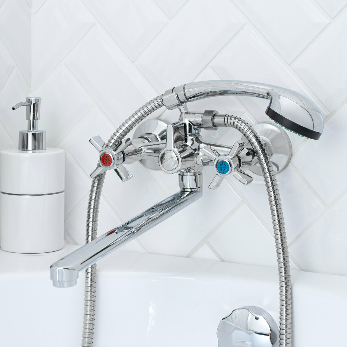 фото Смеситель для ванны РМС SL118-140P