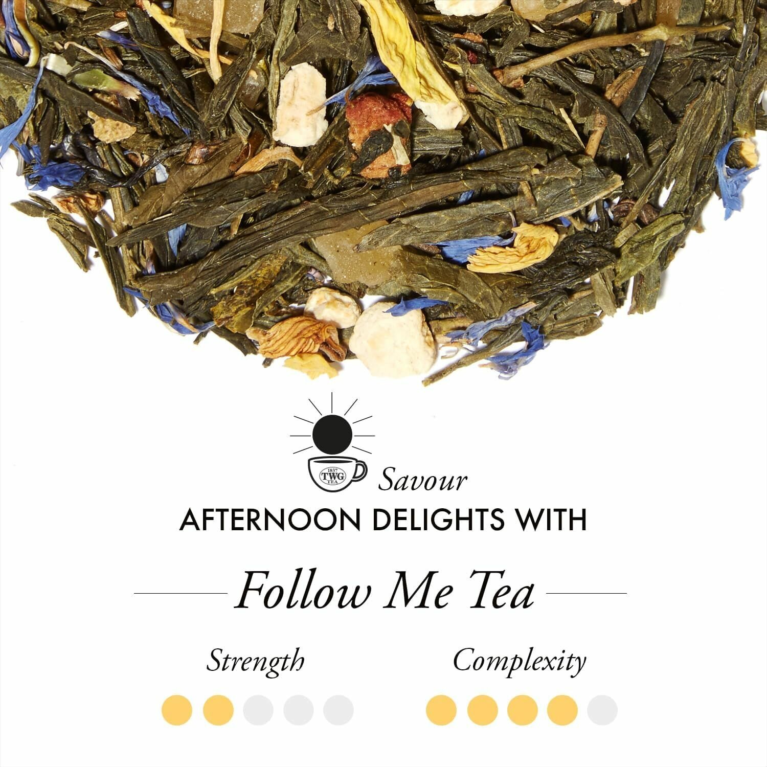 Зеленый чай TWG Follow Me Tea Ананасы и клубника, 2 x 100г - фотография № 3