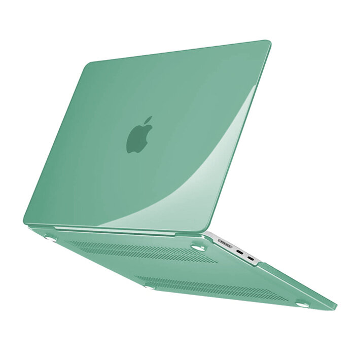 Чехол для MacBook Air 13.6 2022 2023 2024 M3 A3113 M2 A2681 Hard Shell Case аквамариновый