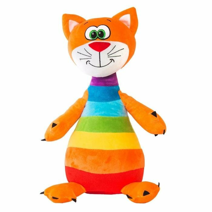 Мягкая игрушка СмолТойс Радужный котенок 47 см - фото №1