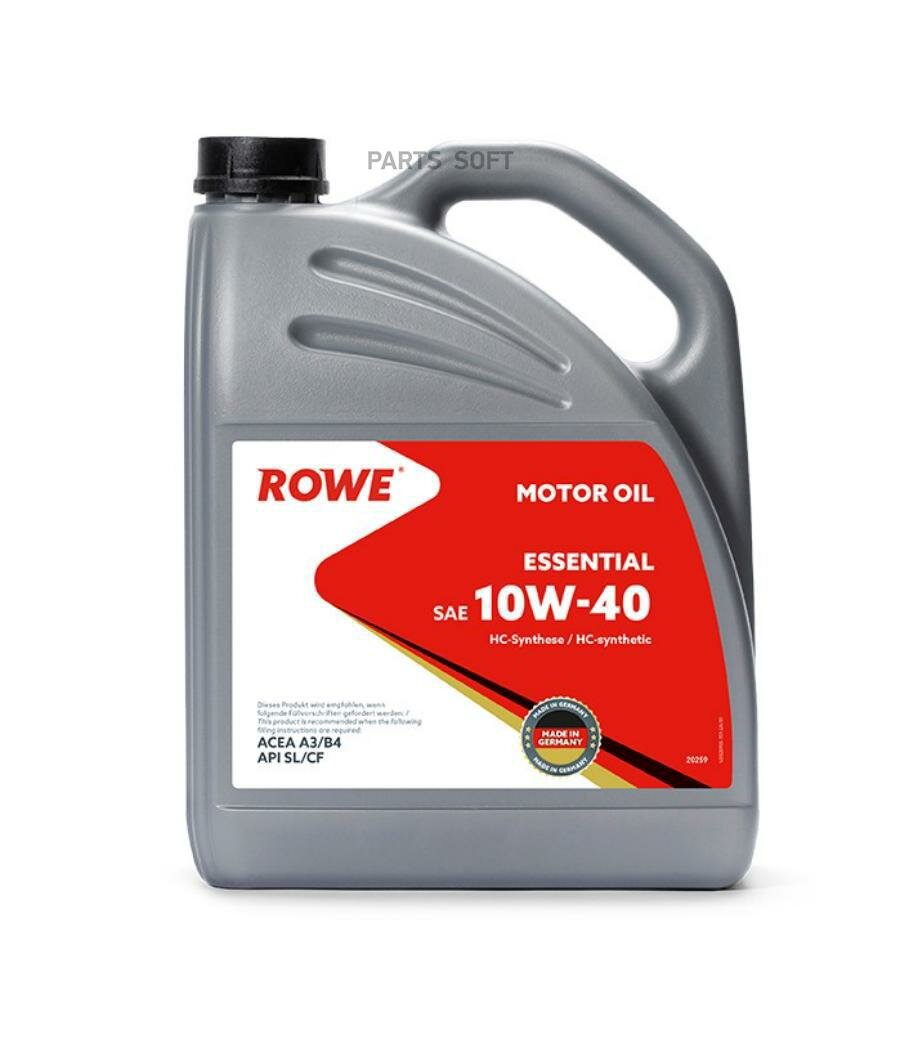 ROWE 20259-595-2A Масо ROWE ESSENTIAL SAE 10W-40 5.