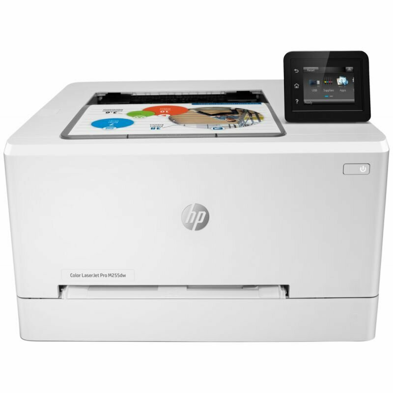 Принтер лазерный HP Color LaserJet Pro M255dw лазерный, цвет: белый [7kw64a] - фото №1