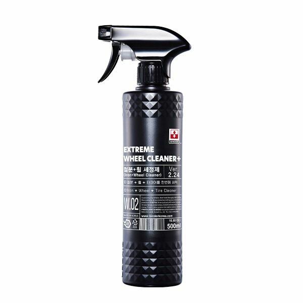 BINDER Extreme Wheel Cleaner+ Очиститель резины и дисков 2в1 с индикатором (pH 85) 500мл