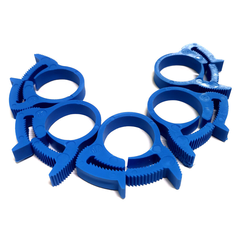 фото Хомут силовой пластиковый профитт «Клип-Трек» 1/2" d16-20 мм 5 шт