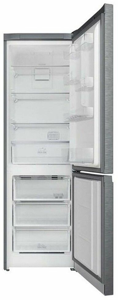 Холодильник HOTPOINT HT 5181I MX, серебристый - фотография № 2