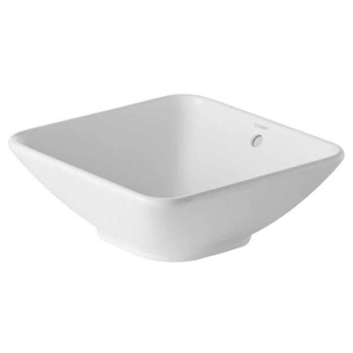 Duravit Bacino Раковина с переливом, 42x42 см, цвет белый 0333420000