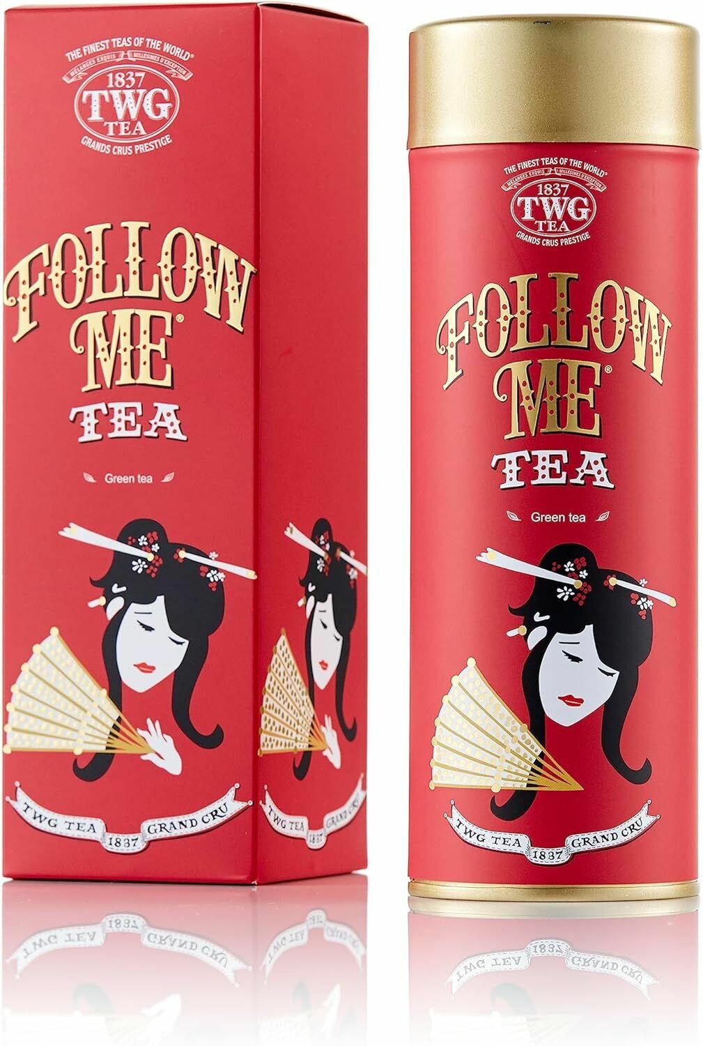 Зеленый чай TWG Follow Me Tea Ананасы и клубника, 2 x 100г - фотография № 1