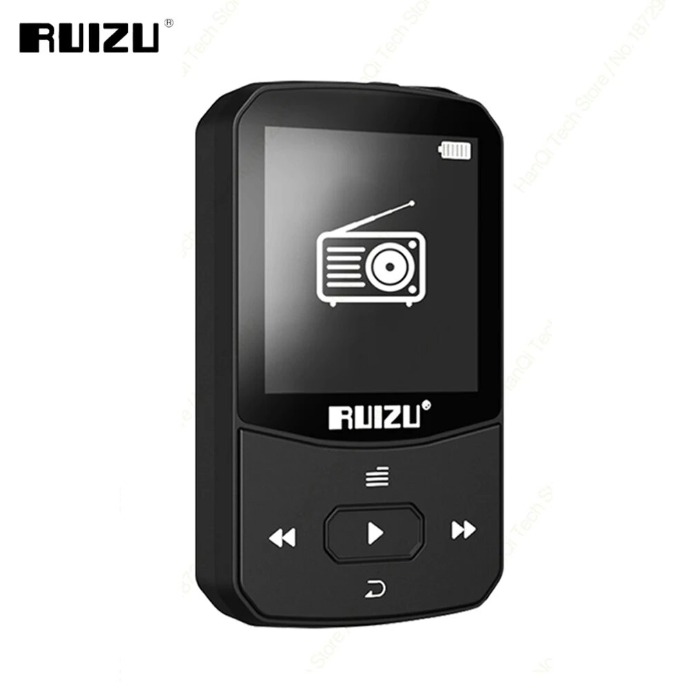 Спортивный MP3-плеер RUIZU X52 с Bluetooth 5.0 и звуком без потерь