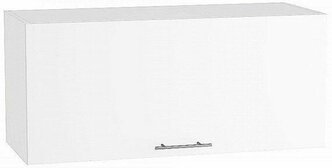 Настенный модуль для кухни Шкаф верхний горизонтальный Валерия-М 358*800*318 Белый глянец / Белый
