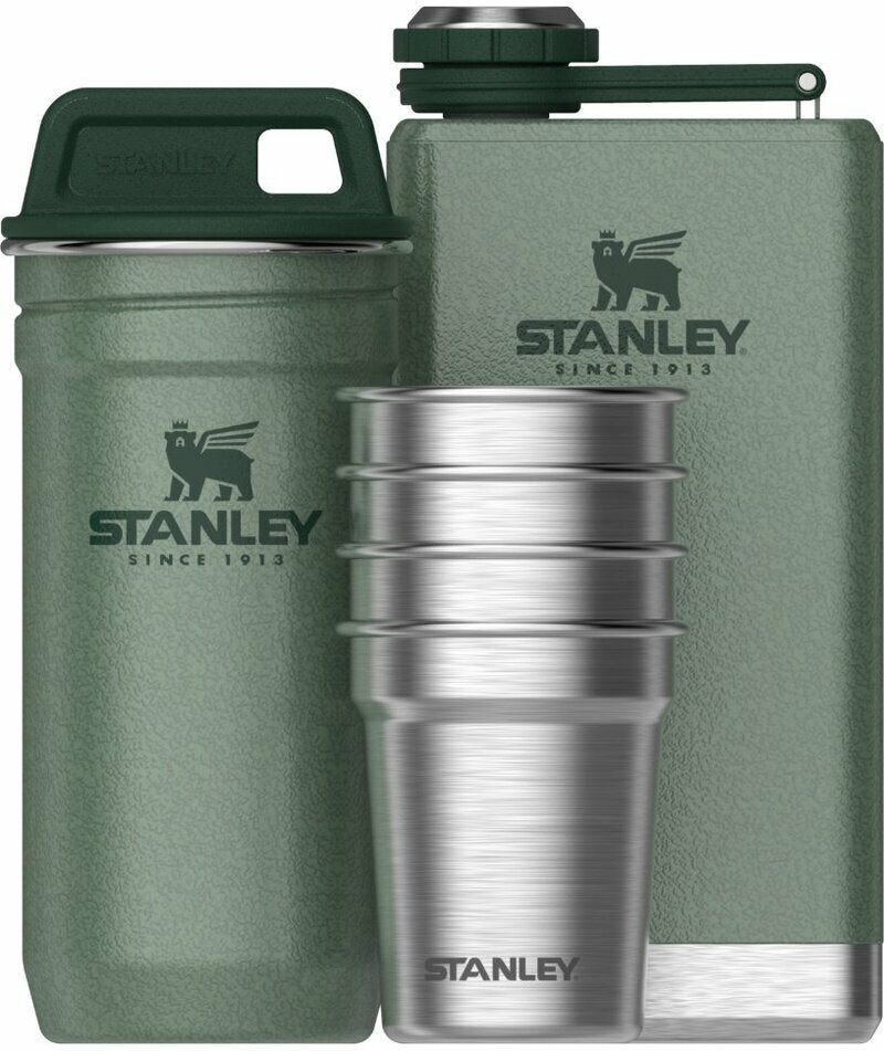 Набор стопок STANLEY Adventure 59ML c флягой 0,23L (10-01883-058) зеленый