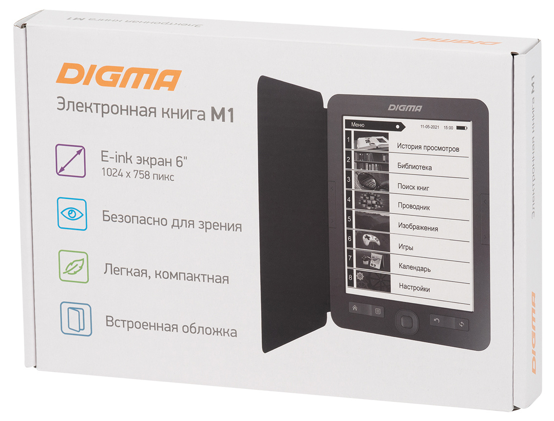 6" Электронная книга DIGMA M1