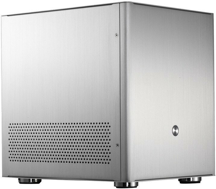 Корпус JONSBO V4 Silver без БП mini-ITX micro-ATX серебристый