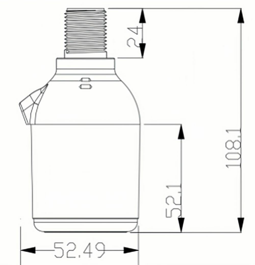 Клапан поплавковый FQF10 G1/2" дюйма для емкости с водой