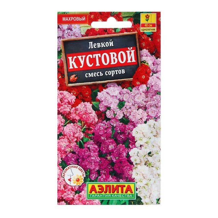 Семена Левкой Кустовой смесь сортов Одн Ц/П 01г