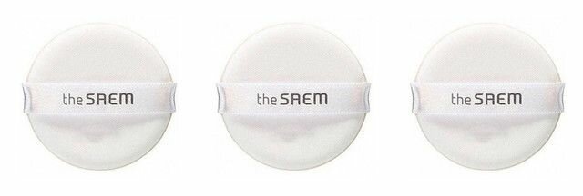 The Saem Спонж косметический Ultrafine Powder Puff, 3 шт