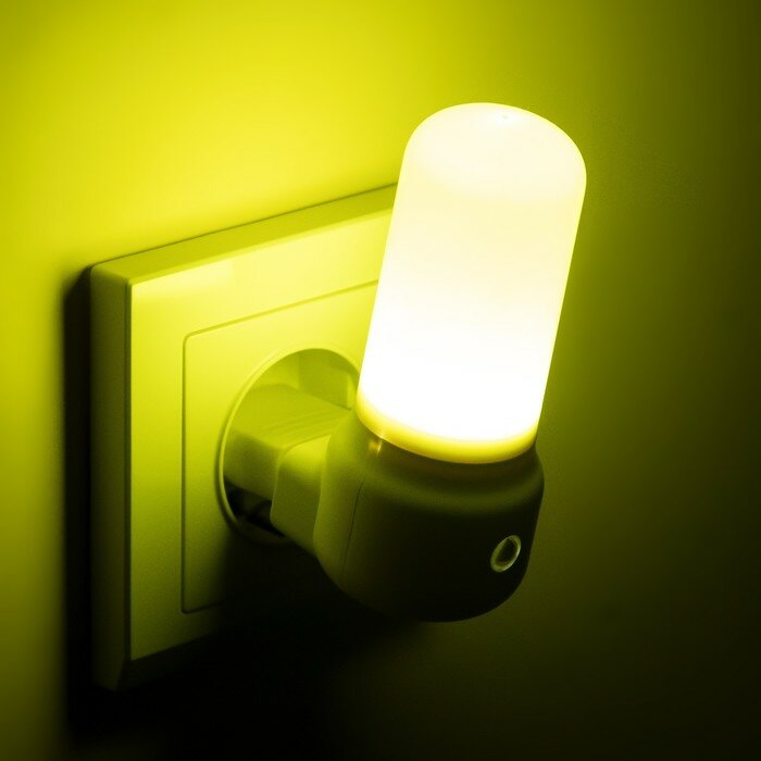 Ночник с датчиком темноты "Милси" LED 1Вт бело-желтый 4х6х10 см - фотография № 6