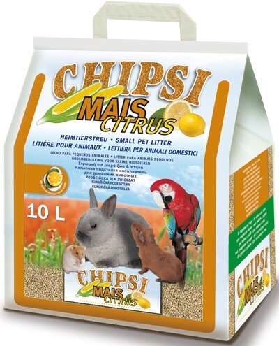 Chipsi Mais Citrus Наполнитель кукурузный ароматизированный 10л*4,6кг