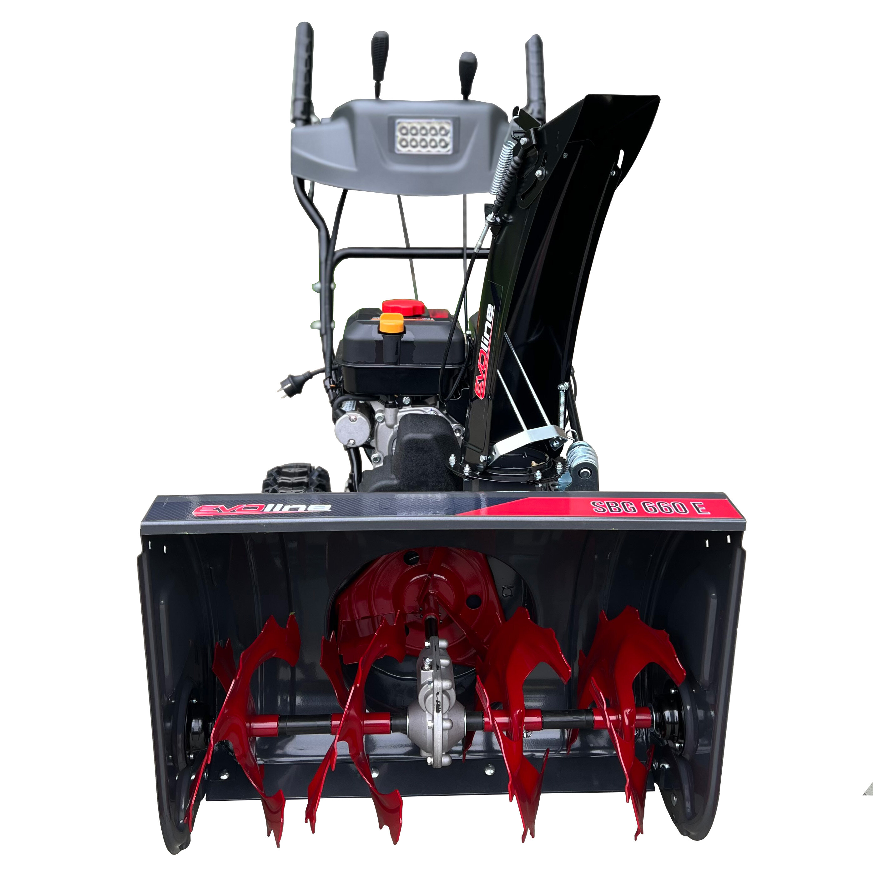 Снегоуборщик (снегоотбрасыватель) бензиновый EVOline SBG 660 TE - фото №2