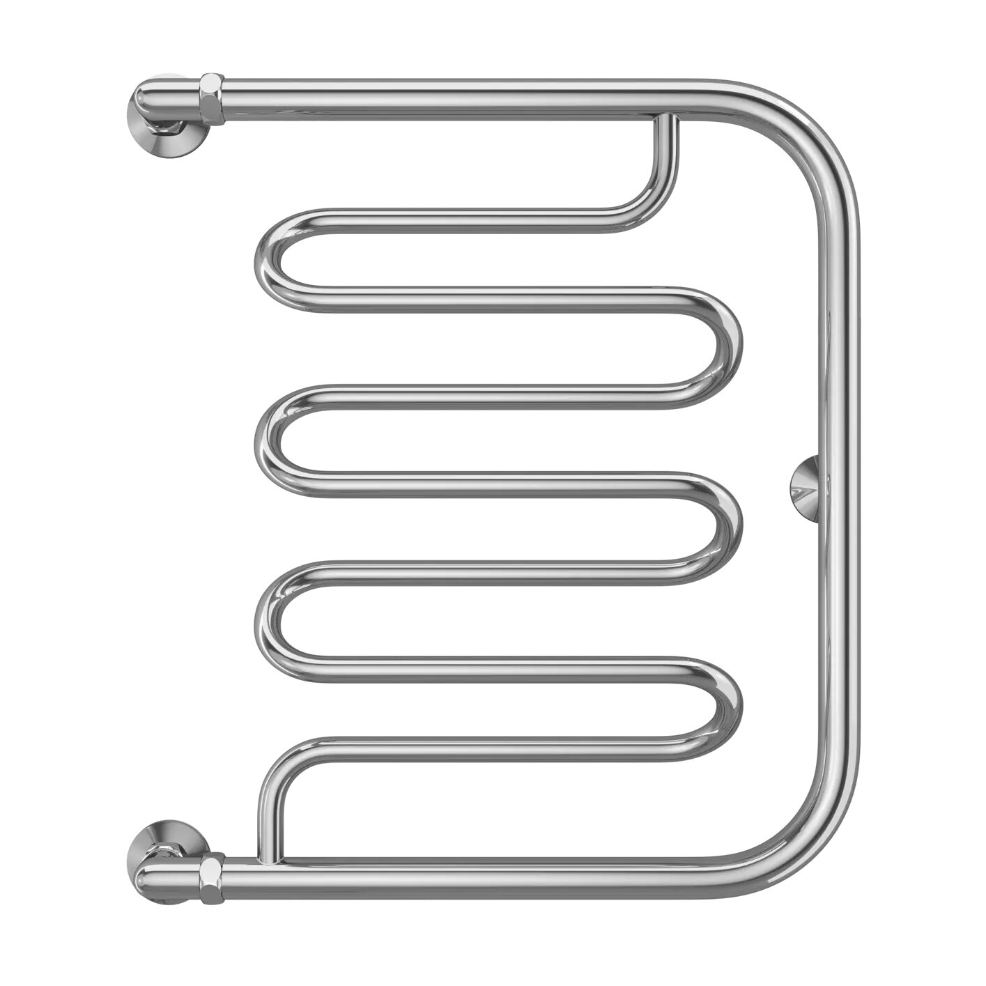 фото Полотенцесушитель водяной Вармо Aisi Фокстрот Лиана 50x60 см нержавеющая сталь 1"