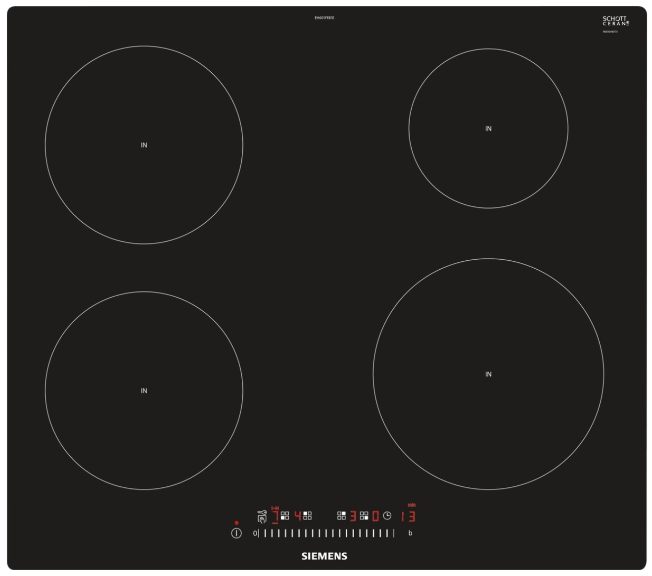 фото Варочная поверхность Siemens EH 601 FEB1E черный