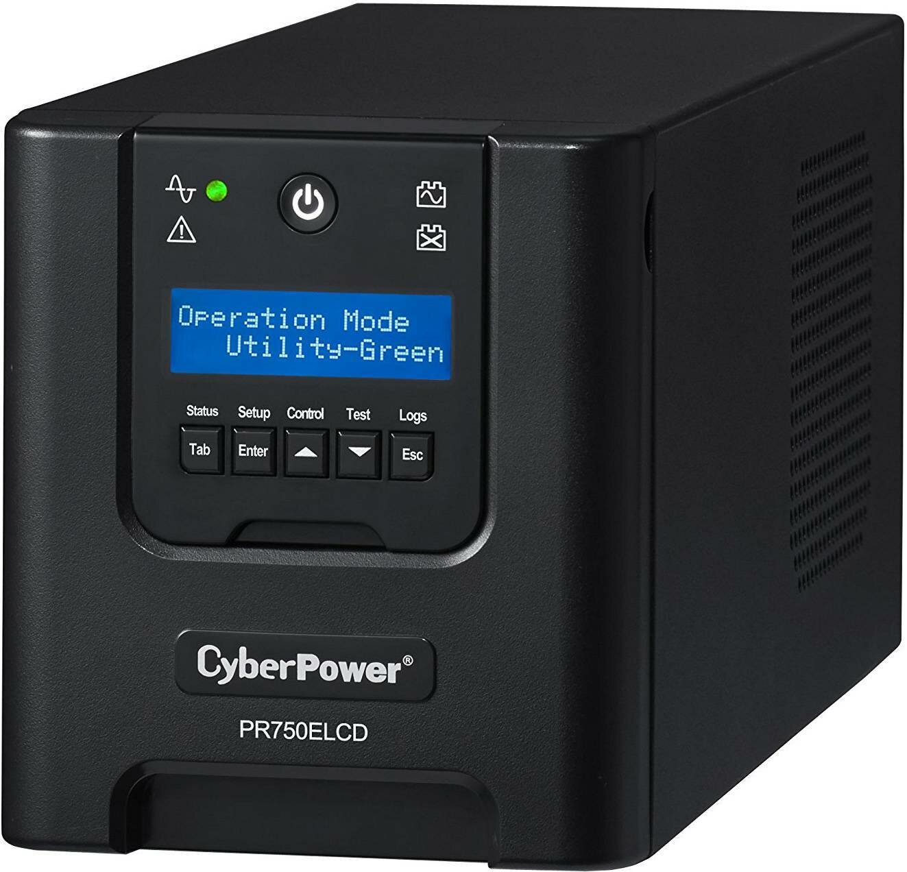 CyberPower ИБП Line-Interactive PR750ELCD 750VA/675W USB/RS-232/EPO/SNMPslot (6 IEC С13)