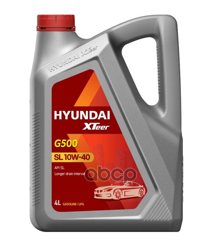 HYUNDAI XTeer Hyundai Xteer Gasoline G500 10W40 (4L)_Масло Моторн.! П/Синт Api Sl