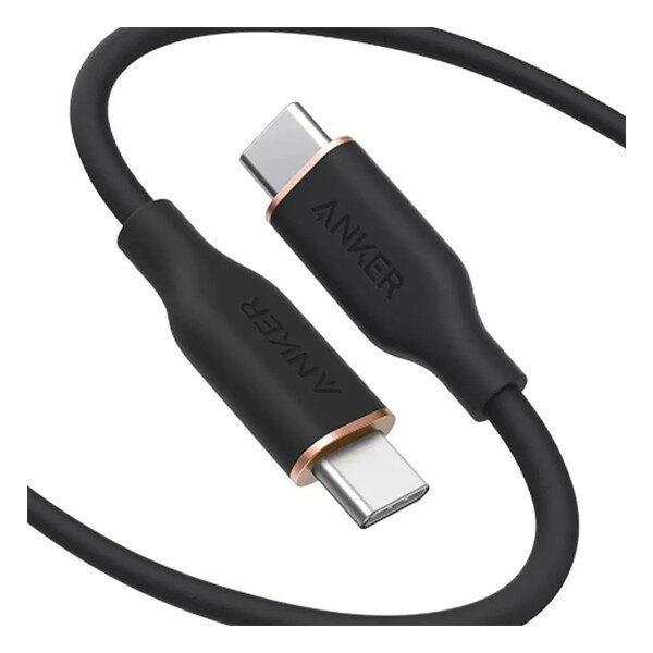 Кабель Anker PowerLine III Flow USB-C to USB-C 100W 0.9м (A8552H11) черный