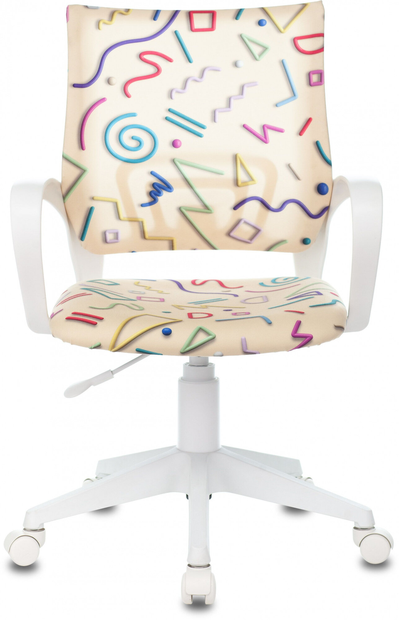 Кресло детское Бюрократ BUROKIDS 1 W, обивка: ткань, цвет: песочный - фото №2