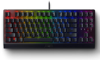 Игровая клавиатура Razer BlackWidow V3 Tenkeyless Razer Green / Clicky, черный, Английский , 1 шт.