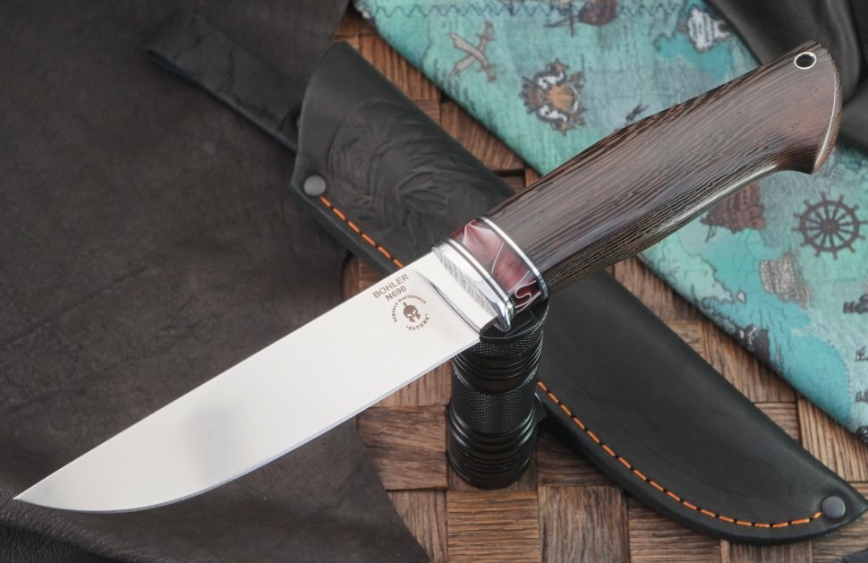 Нож Ратник Н-03, сталь Bohler N690, рукоять венге, киринит