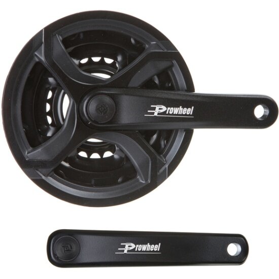 Prowheel Шатуны TA-CQ02 152MM, CHAINRINGS 24/34/42T w/PLASTIC BLACK CHAINGUARD