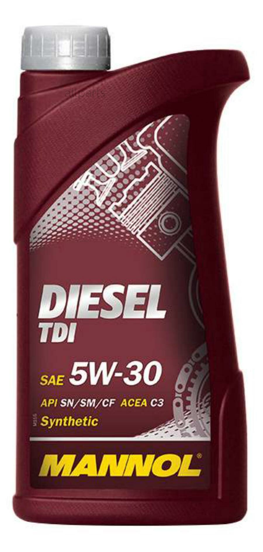 MANNOL 1035 Масло моторное MANNOL DIESEL TDI 5W-30 1 л 1035