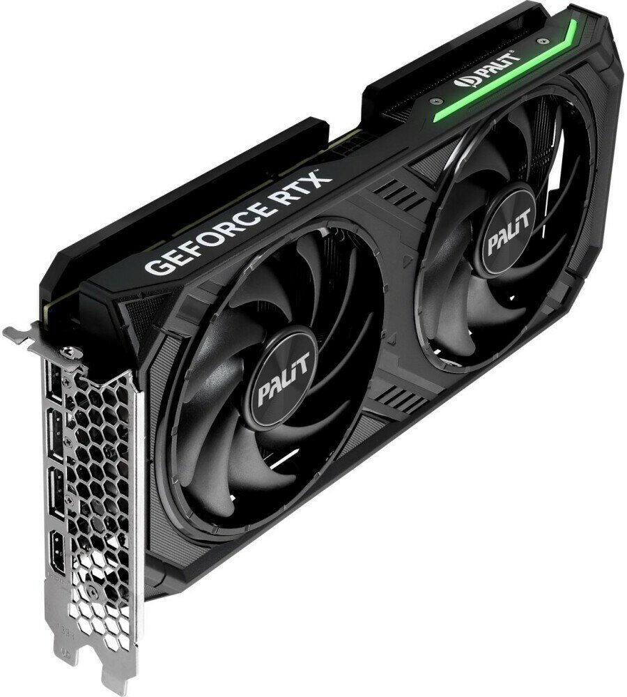 Видеокарта NVIDIA GeForce RTX 4060 Ti Palit Dual 8Gb (NE6406T019P1-1060D)