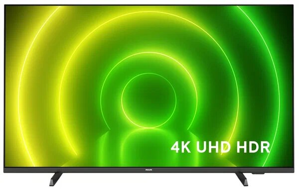 37" Телевизор Philips 43PUS7406/60 2021 IPS, черный