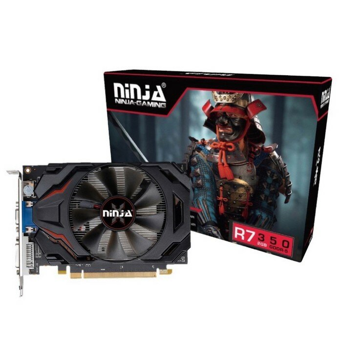 Видеокарта Ninja R7 350 2Гб 128bit GDDR5 DVI HDMI HDCP