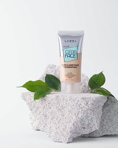 LAMELprofessional Тональный крем OhMy Clear Face, тон 1 светло-бежевый