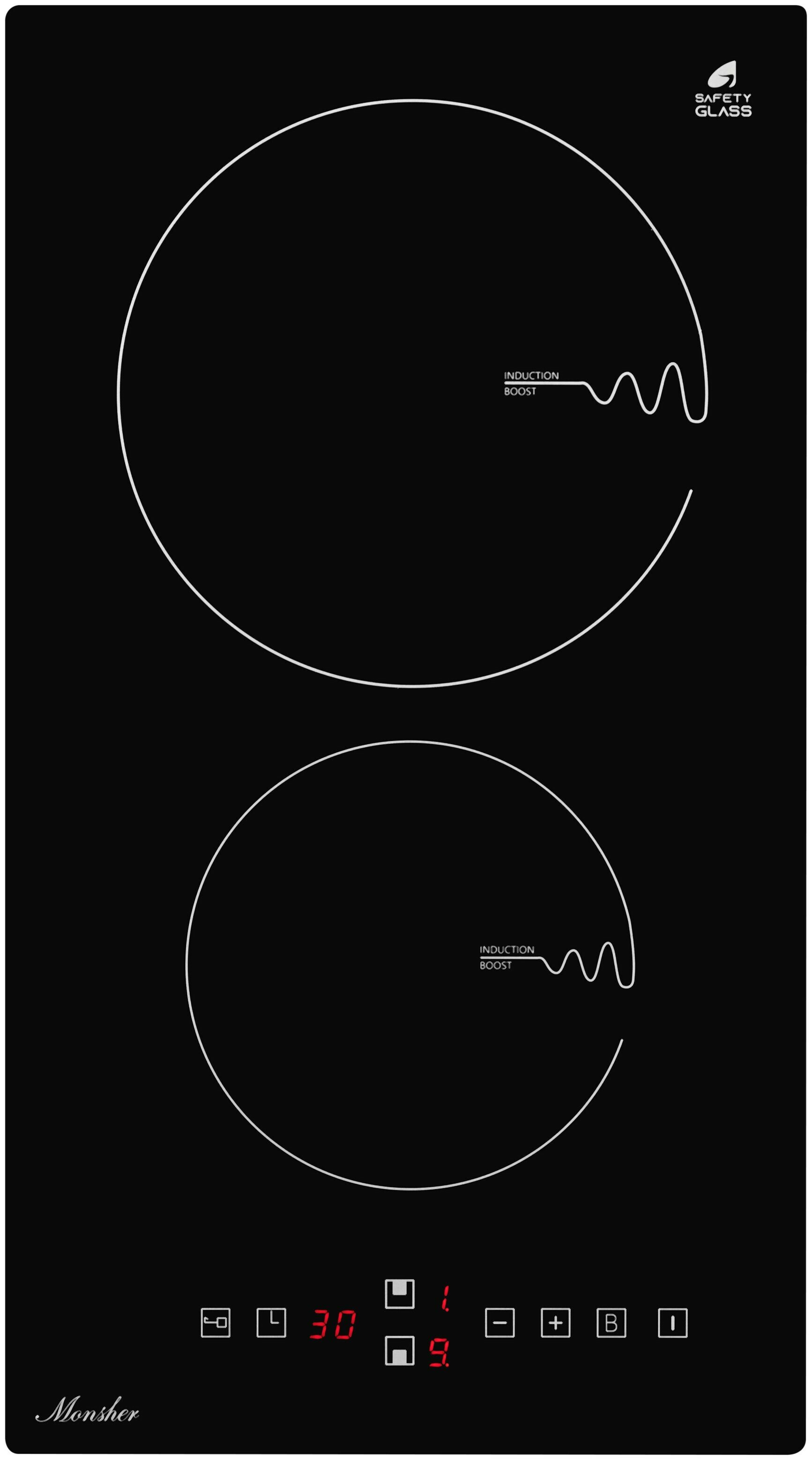 Индукционная встраиваемая варочная поверхность Monsher MHI 3001 (модификация 2023 года)