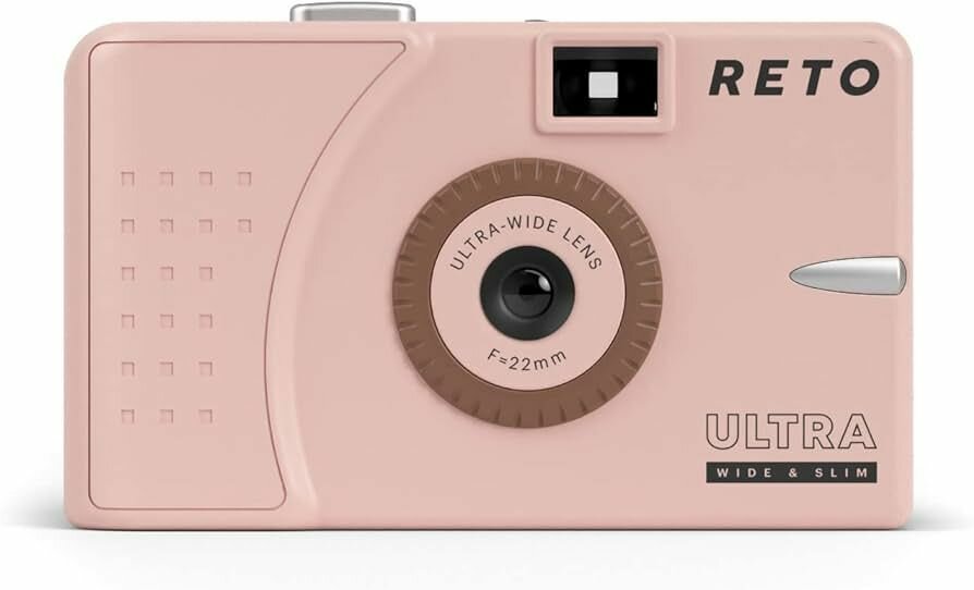 Плёночный фотоаппарат RETO Ultra Wide & Slim Pastel розовый