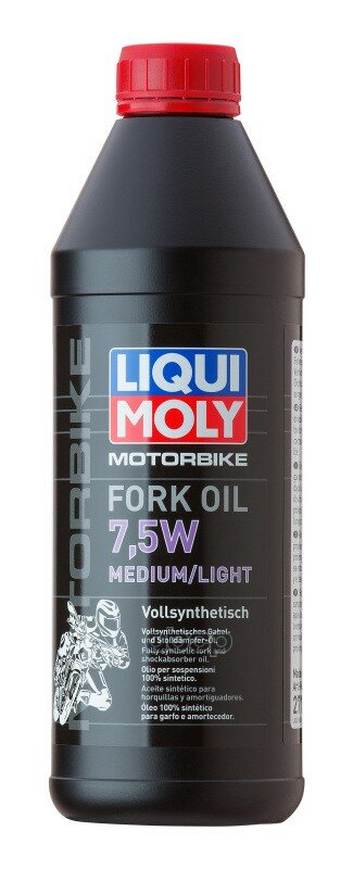 Синтетическое Масло Для Вилок И Амортизаторов Motorbike Fork Oil Medium/Light 7,5W 1Л LIQUI MOLY арт. 2719