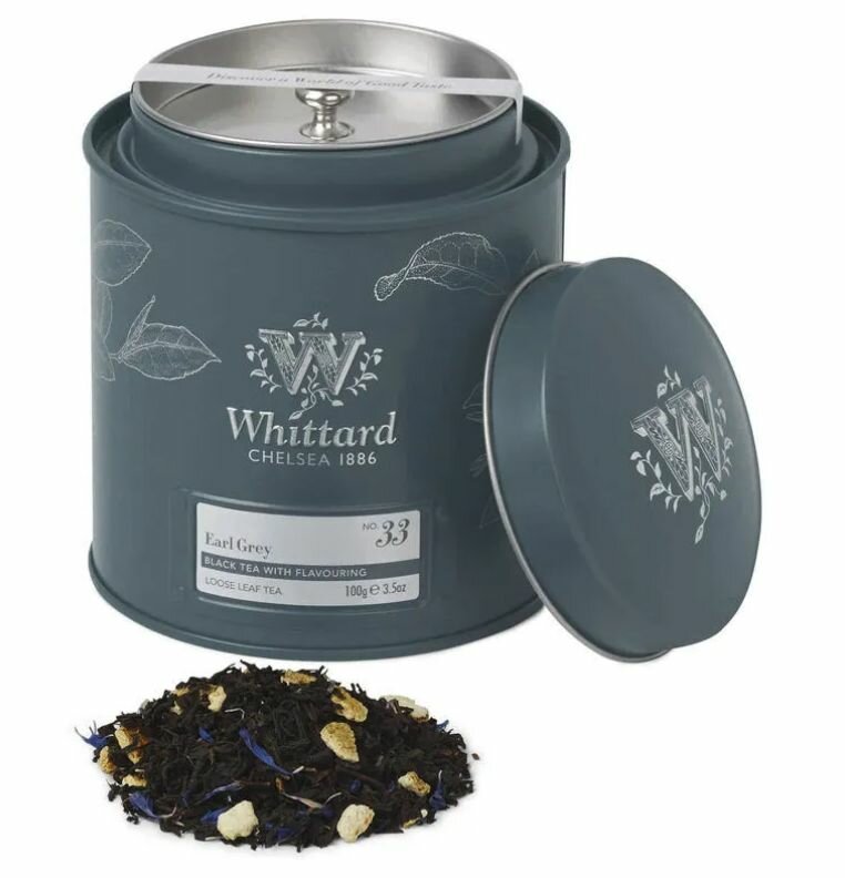 Листовой чай Whittard Chelsea 1886 Earl Grey, 3 x 100г - фотография № 1